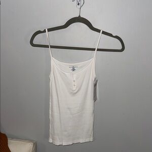 Brandy Melville White Buttoned Camisole